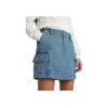 New Vans Denim Short Skirts Women's Blue VN000GJE7W6
