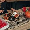 Halloween Tablecloth Spider Web Fireplace Towel Spider Table Runner Lampshade Halloween Decoration Set