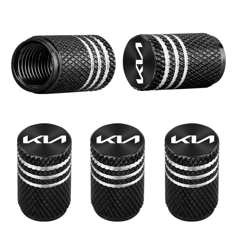 5pcs Car Badges Metal Wheel Tire Valve Cap Covers Auto Accessories For Kia Rio Ceed Sportage Cerato Soul Sorento Picanto Optima xkbn81
