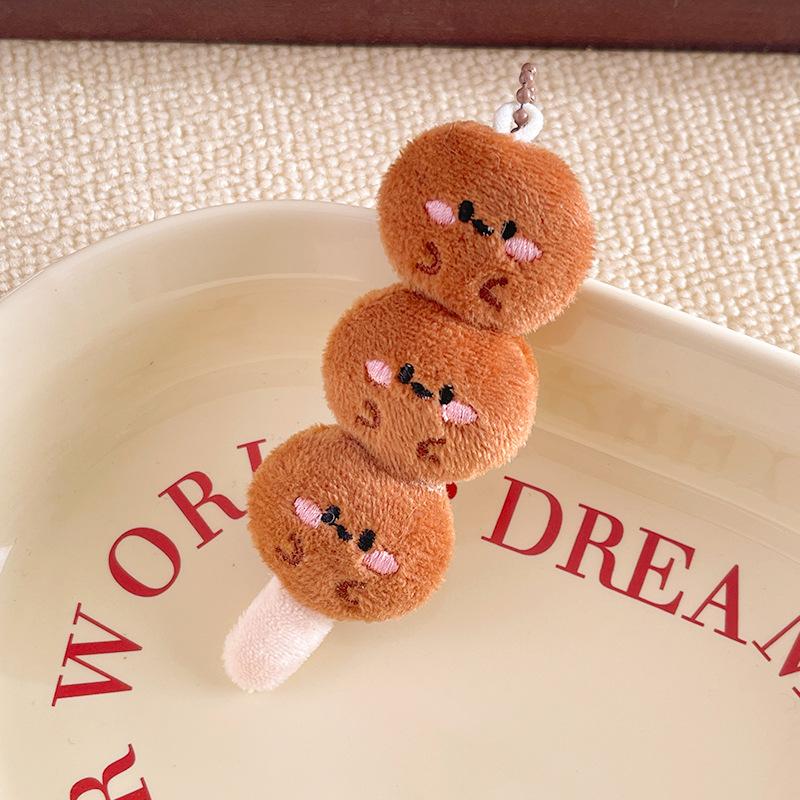 Cute Doll Pendulum Small Gift Pendant Ground Marketing Cartoon Keychain Plush Doll Backpack Bag Lanyard Accessories