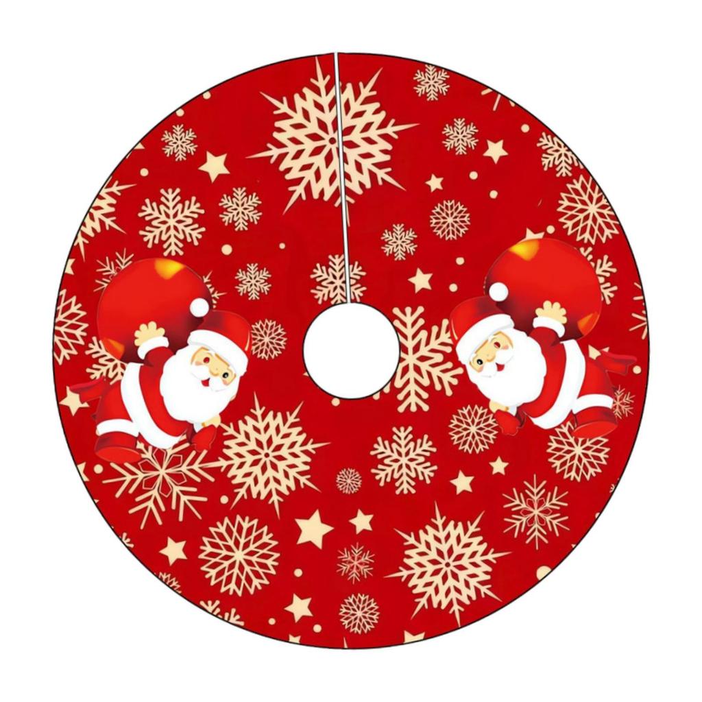 Christmas Tree Skirt Christmas Decoration Elegant Base DIY Tree Carpet Xmas Tree
