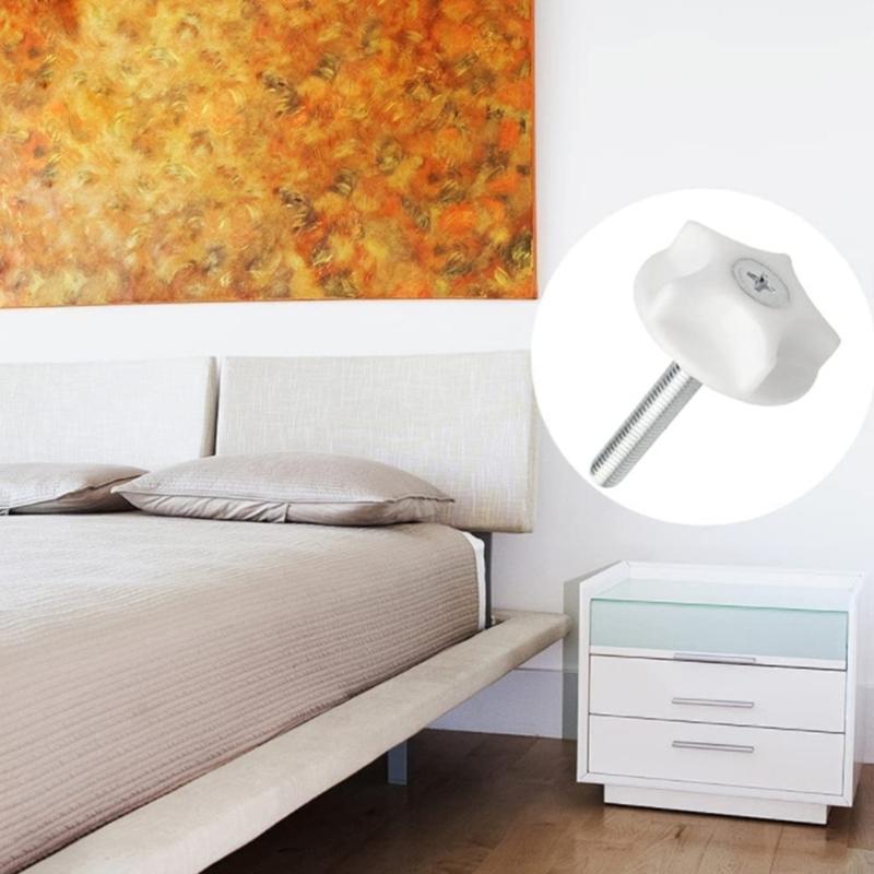 Professional Standoff Bolt Stainless Steel Wall Support Fixing Screws Decor Hardware Washers for Divan Beds Fittings 4x