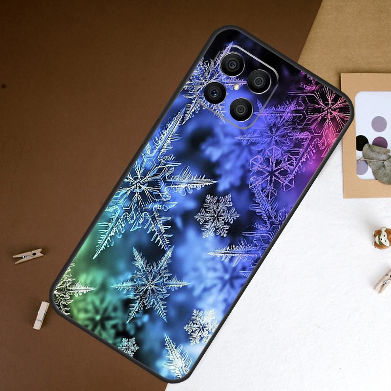 Snow Snowflake Winter Phone Case For Honor 90 Lite 50 70 Magic 5 6 Pro 8X X6 X7 X8 X9 X8a X7a X6a X9b X9a Cover