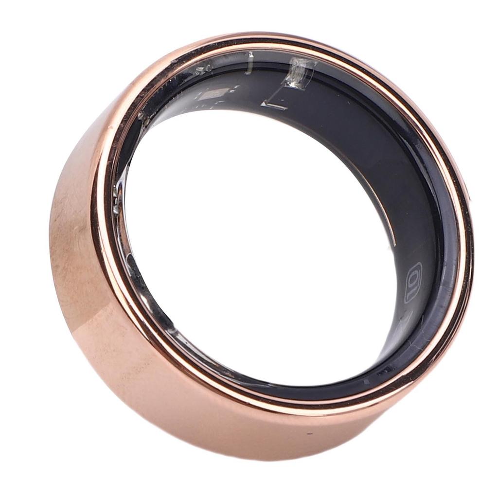 Fitness Tracker Ring Bluetooth Calories Steps Counting Stainless Steel IP68 Waterproofing Smart