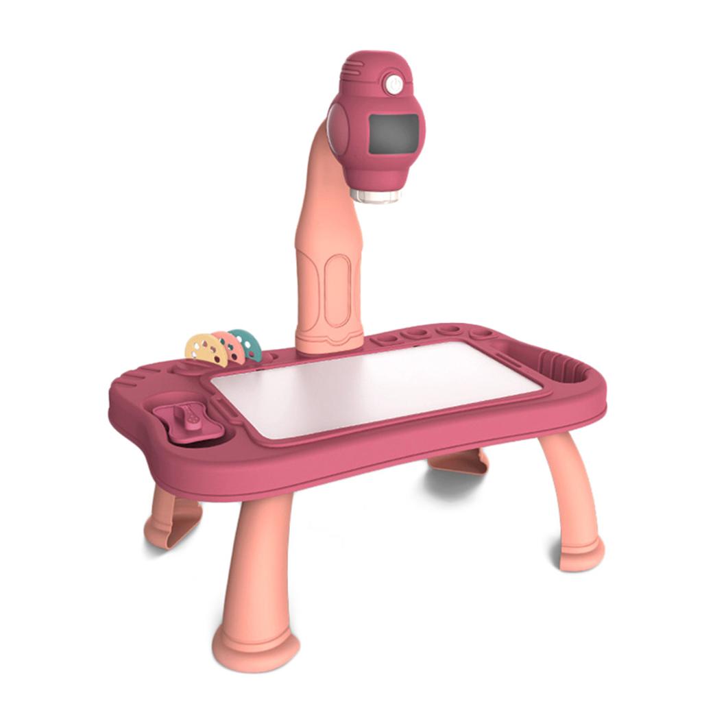 Children Led Projector Art Drawing Table Set Kids Painting Board Desk Arts Crafts Educational Learning Paint Tools Gift For Girl