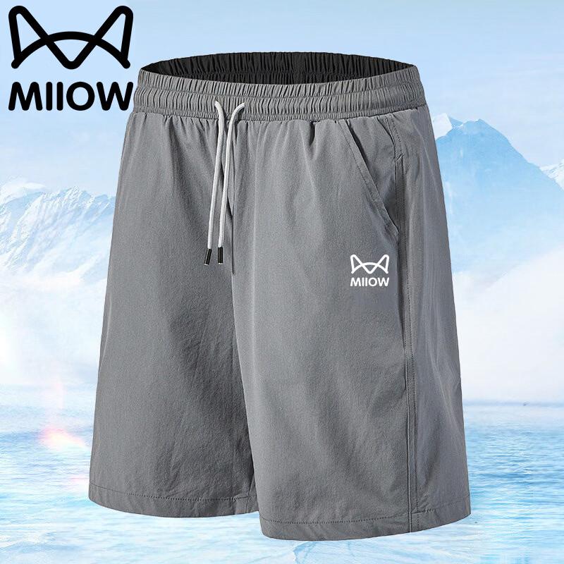 MiiOW Men s Ice Silk Quick-Dry Beach Shorts M
