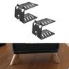 2 Desktop Speaker Stands, Tabletop Stand, Heavy Duty Freestanding Metal Base, Audio Stands for
