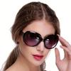 Classic Retro Fashion Oval Women Sunglasses Vintage Large Big Sunglasses for Ladies
