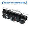 Air Conditioner Heater Control Unit, Replaces 55111167, 55111168, P55111168, 55111168AF, Compatible with Jeep Wrangler 2011-2013, 16 Pins, 1 pc (A)