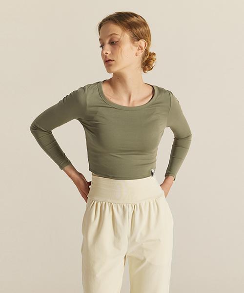 Reina Mora Cutout Back String Cover-Up Green Tea 2