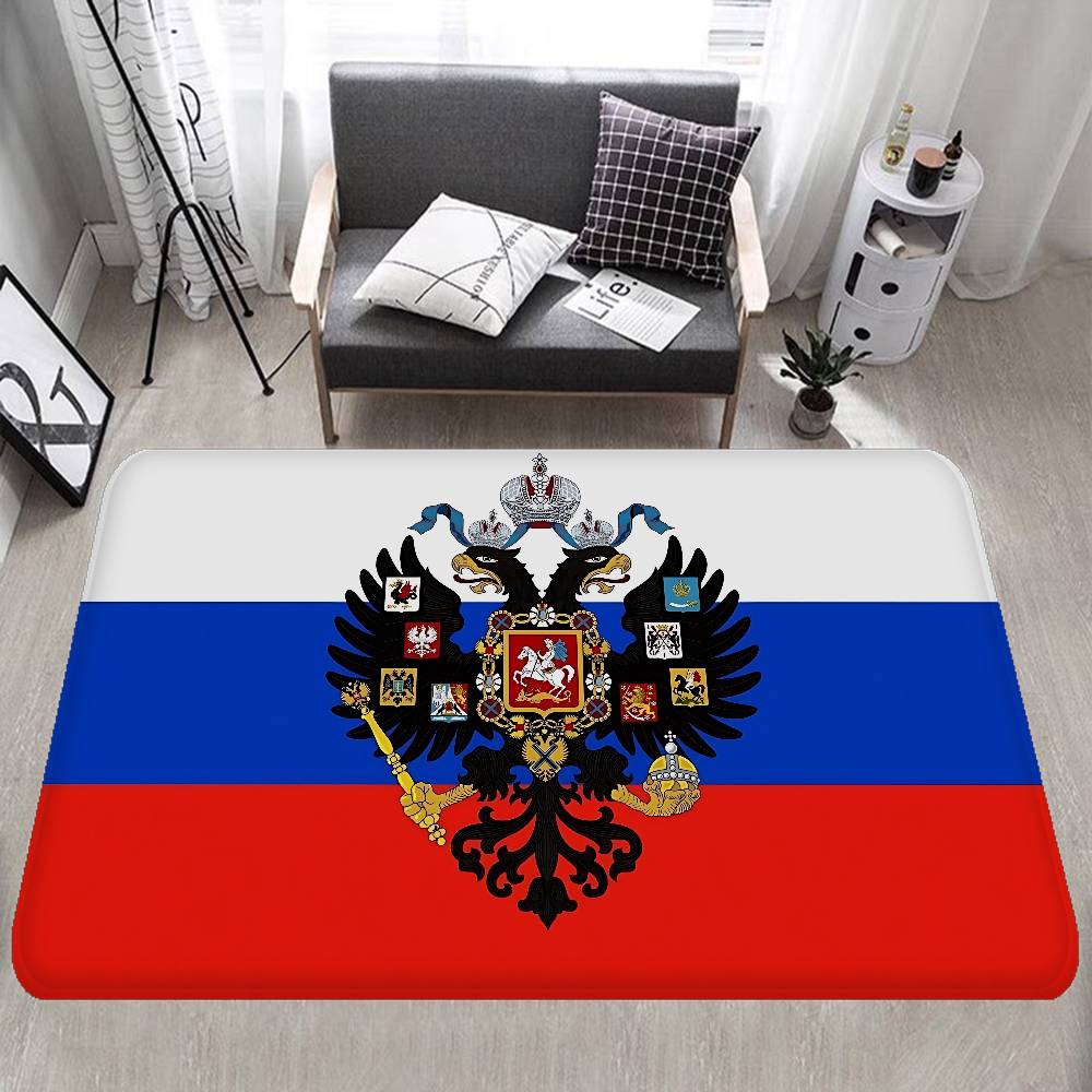 R-Russian Flag Room Mats Retro Multiple Choice Living Room Kitchen Rug Non-Slip Welcome Rug