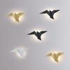 New Nordic LED Bird Wall Lamps Bedroom Decor Wall Lights Indoor Modern Lighting For Home Stairs Bedroom Bedside Light Fixtures