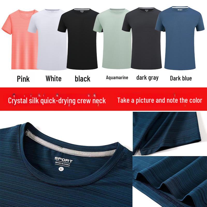 Custom Quick-Dry Round-Neck T-Shirts: Short-Sleeve Class Uniforms, Election Shirts, Summer Workwear, Cultural Shirts with Printed Logos