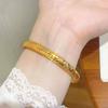 Holographic Ice Breaker Gold Bracelets Elegant Shiny Cuff Jewelry Starry Golden Bangles  Wedding