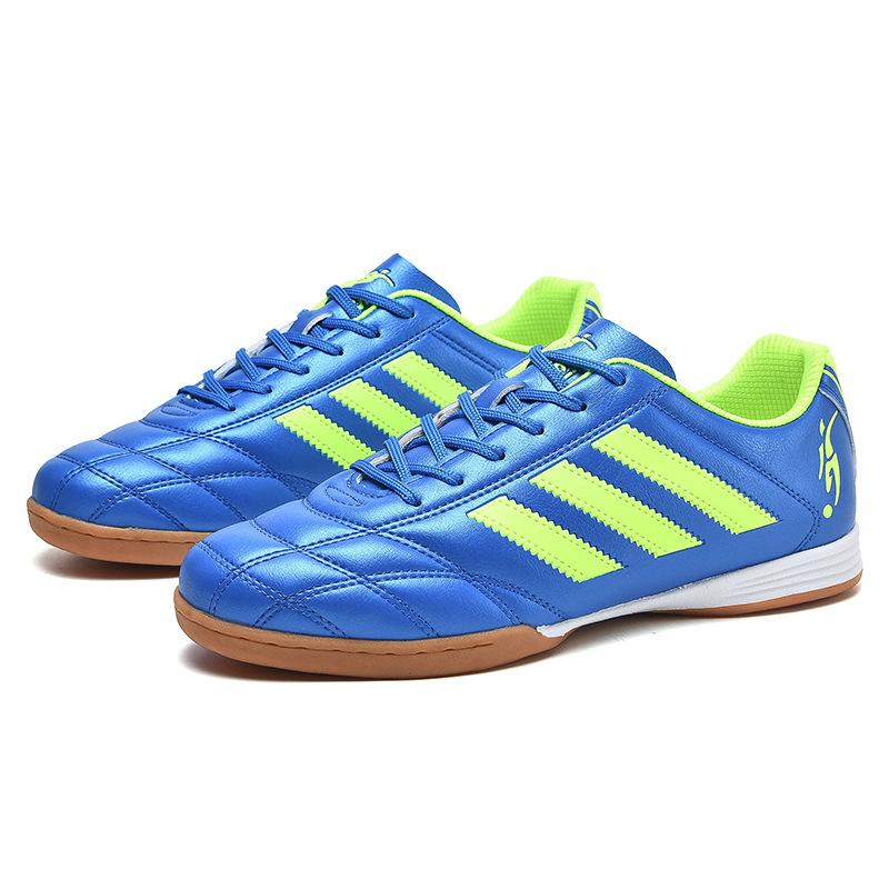 Proužkované sálové boty Protiskluzové Šněrovací Futsalové Tréninkové Tenisky