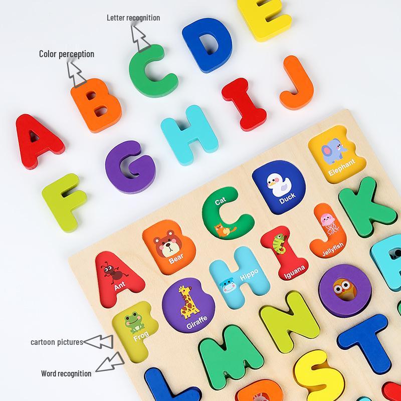 Wooden Educational Jigsaw Puzzle for Kindergarten Children - Fun Hands-On Matching Game