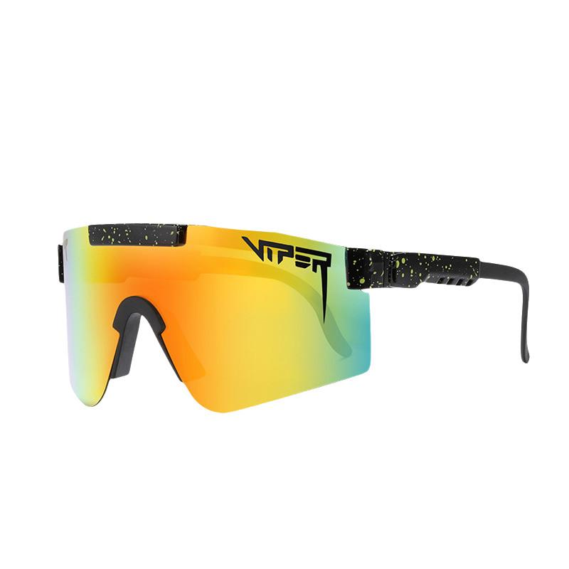 Fashionable Pit Viper Outdoor Sunglasses With Polarized Lenses And Windproof Design For Enthusiasts