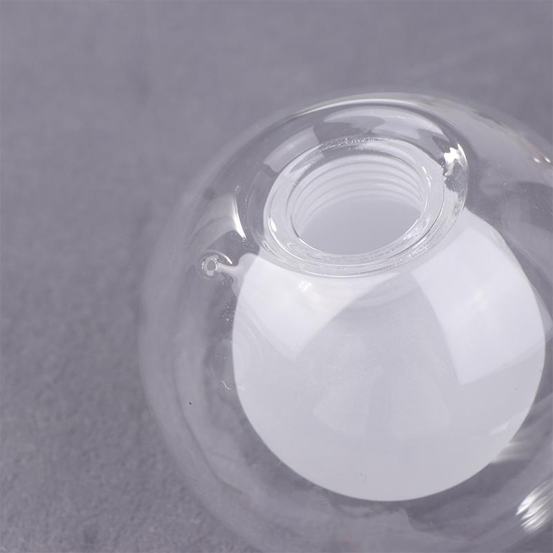 Kugel in Kugel G9 Globus Glasschirm Ersatz Klar Weiß D80Mm D100Mm D120Mm Fassungsöffnung Lampenschirm G9 Abdeckung