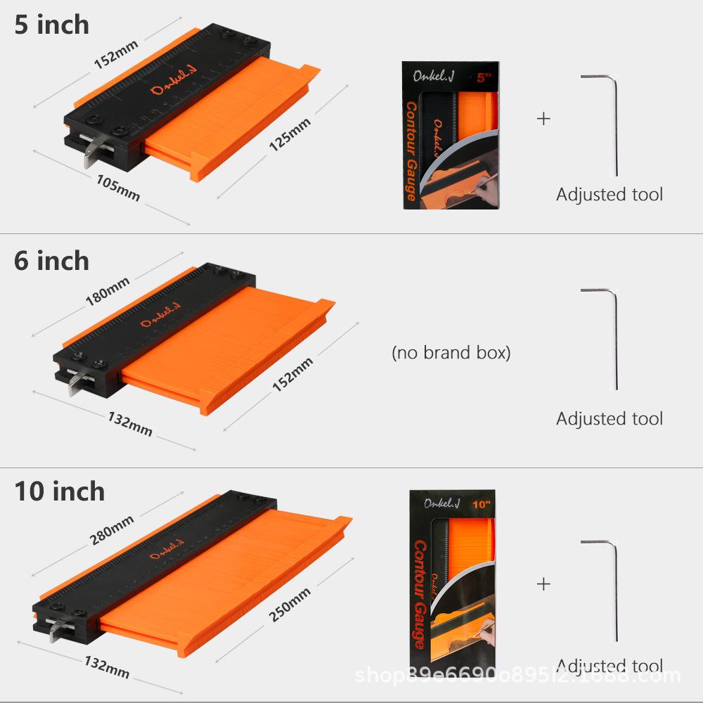 Contour Gauge | Woodworking Measurement Tool | Universal Ruler & Shaper