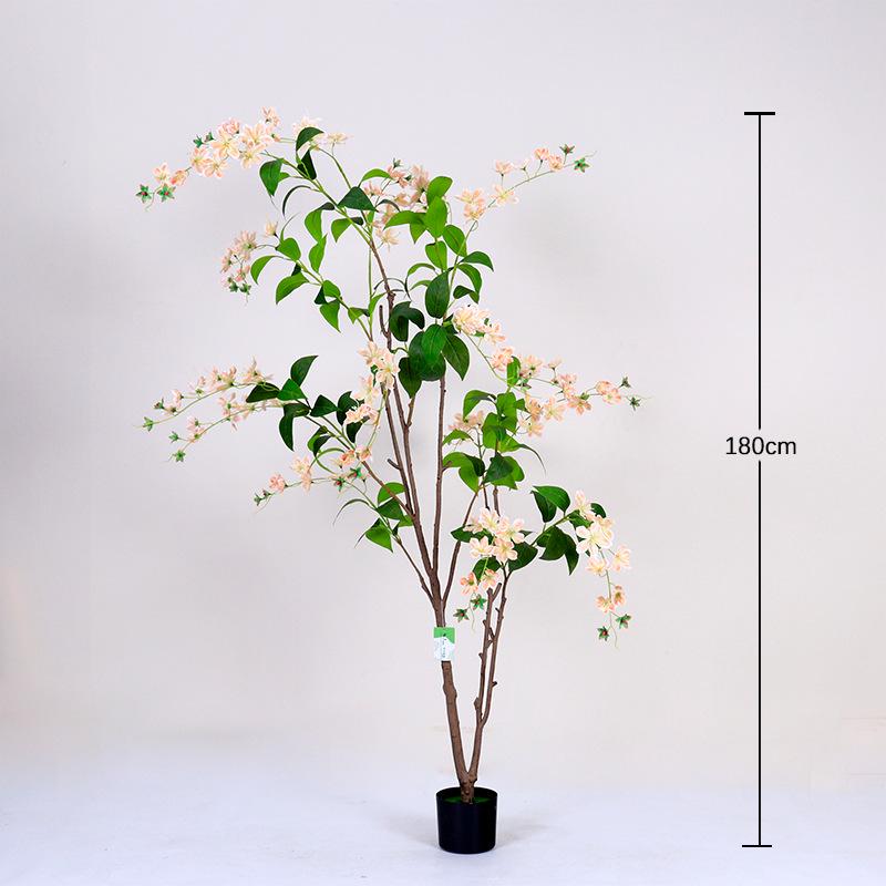 High-End Wisteria Jasmine Artificial Plants Decoration for Living Room and Entryway