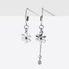 Rush Off Surgical Steel Asymmetrical Flower Earrings