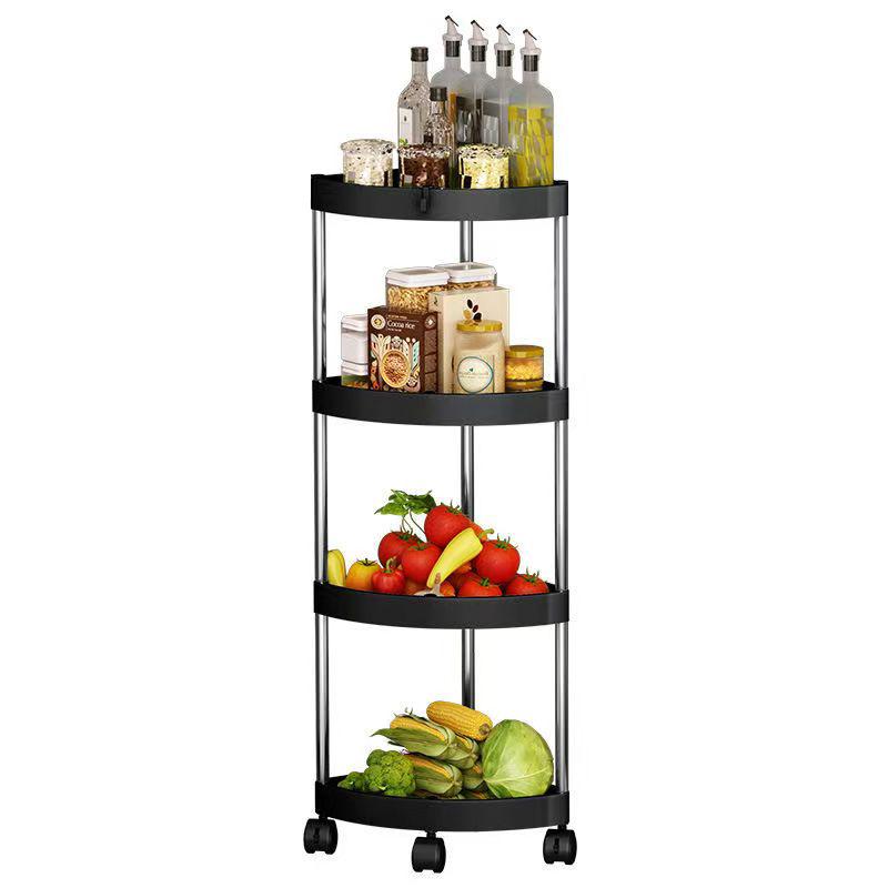 Triangular Multi-Layer Corner Shelf for Bathroom, Kitchen, Bedroom, and Living Room Storage