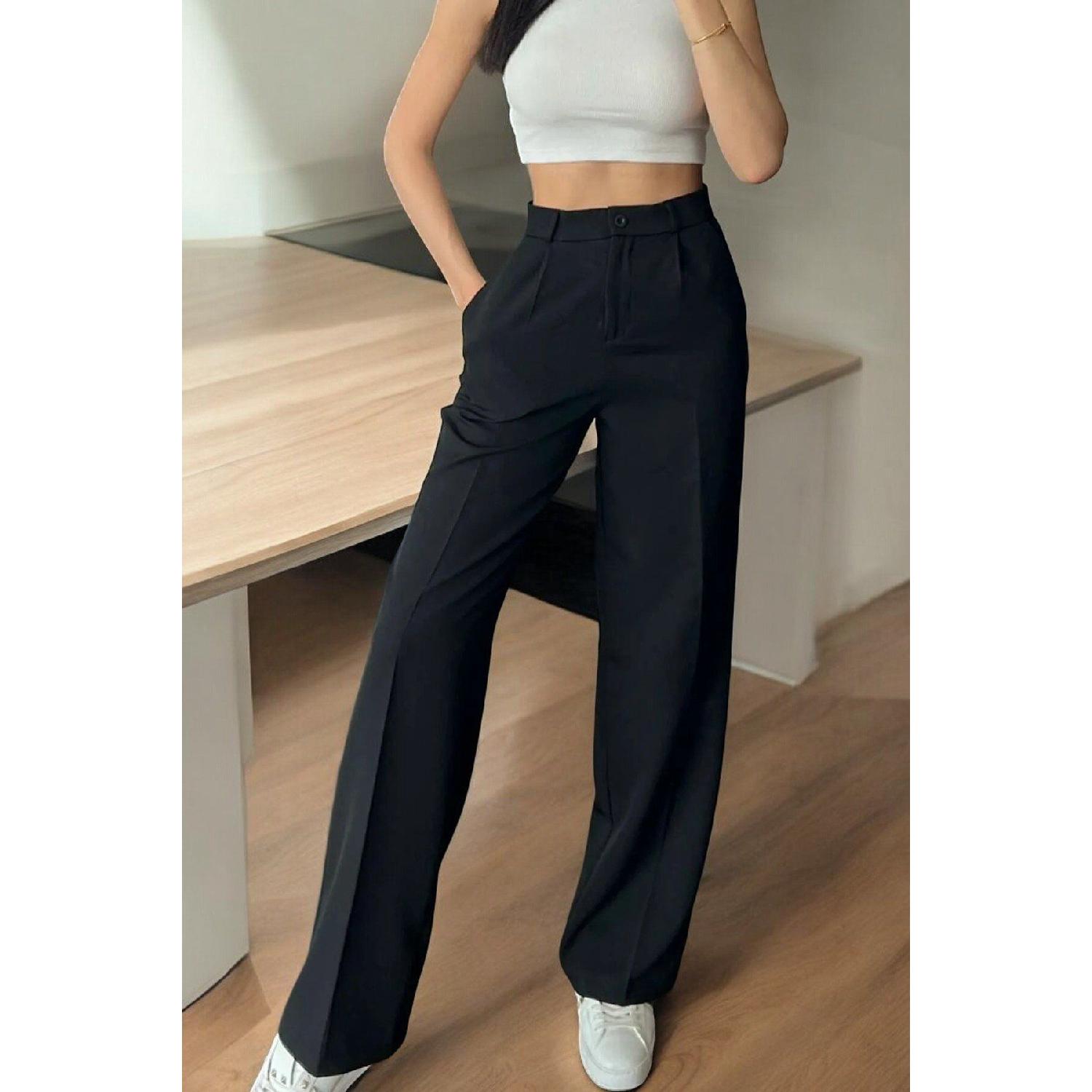 

Palazzo Oversize Original Cut Pants XS чорний