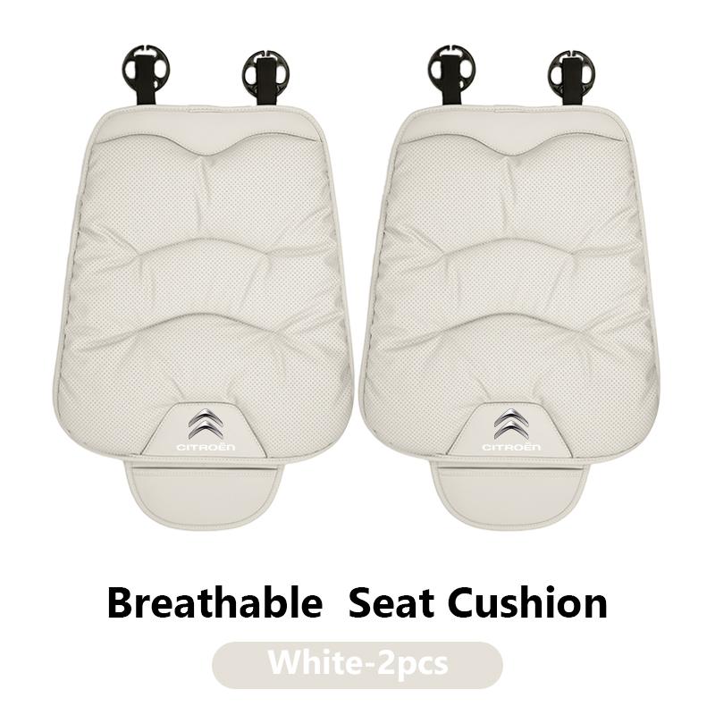 Coussin de siège antidérapant pour voiture Rangement Coussin en soie glacée Quatre saisons Pour Citroen C4 C3 C5 C1 C2 C6 VTS C4L DS3 DS4 DS5 Grand Berlingo