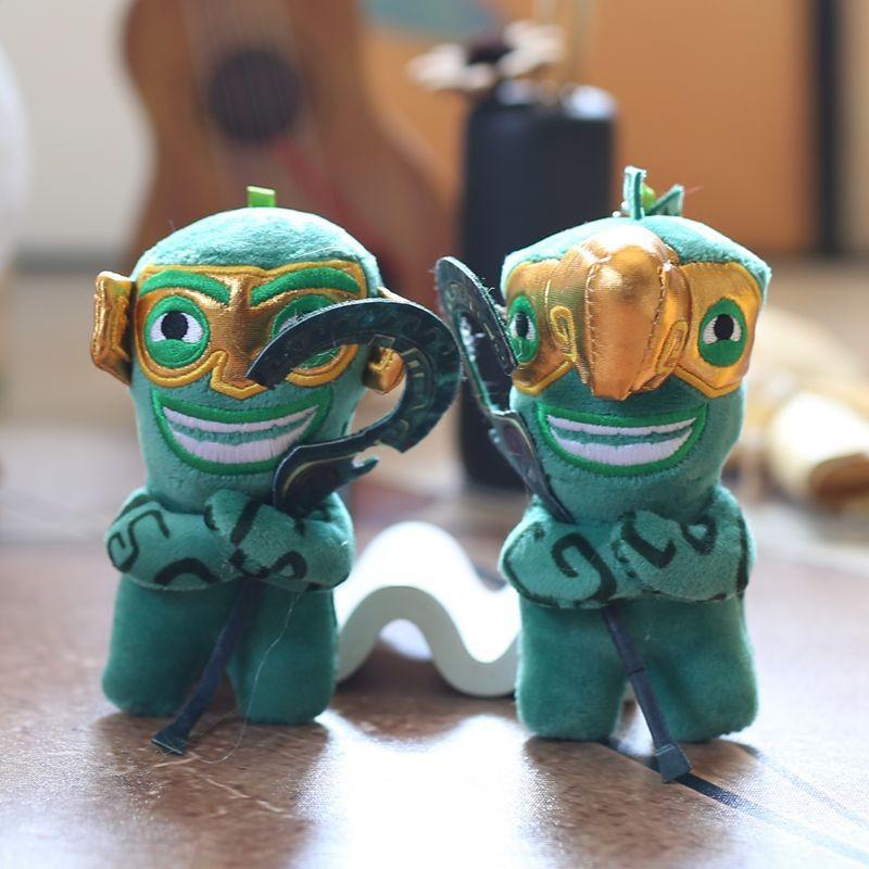 Beast Nezha Barrier Plush Pendant Decoration Anime Keychain Doll Toy Cotton Pp