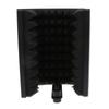 Microphone Isolation Shield Studio Recording Shield High Density Reflection Filter Foam Soundproof Microphone Shield