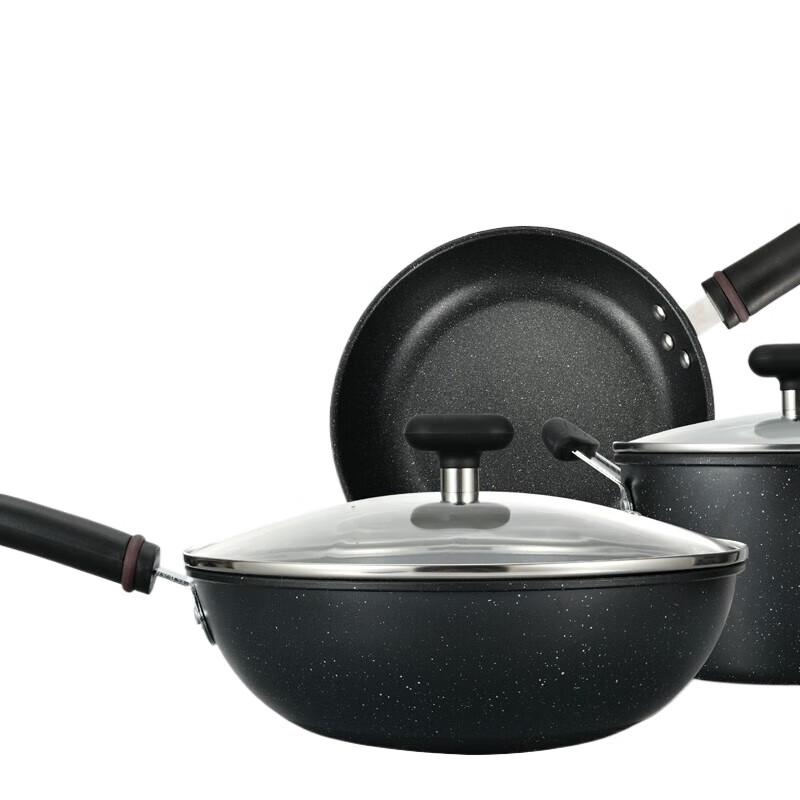 IBF Beidouxing Maifan Stone 3-Piece Cookware Set