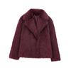 Za Autumn and Winter New Arrivals Women's Clothing Zr European and American Style Fashionable Simple Versatile Long-Sleeved Faux Fur Coat 4360246