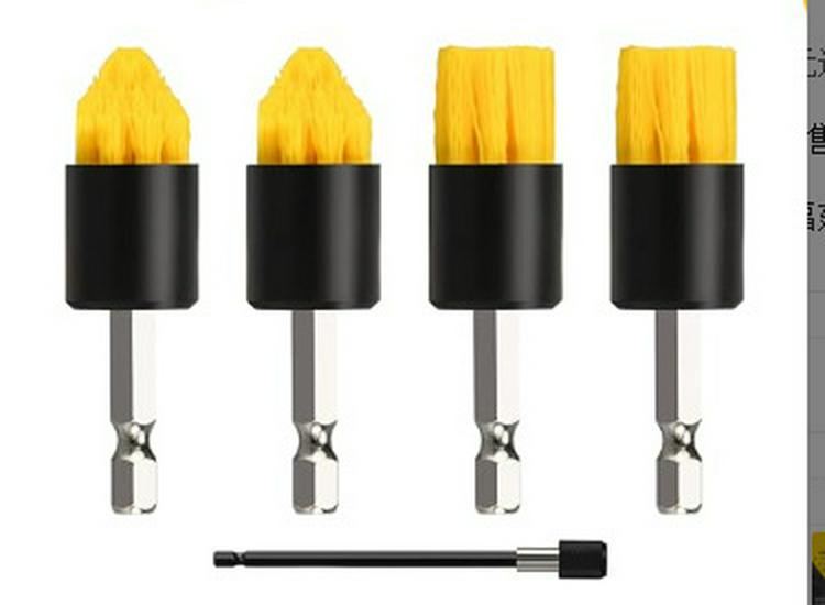 Six-Piece Electric Drill Brush Set for Home and Car Cleaning
