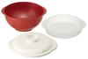 Skater Made in Microwave-Safe Pot, 700ml, Plastic, Japan, Scarlet, KMWN15-A