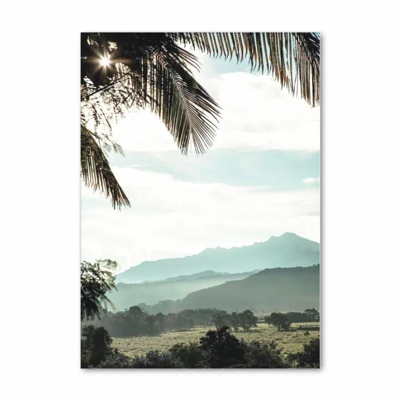 

Nordic Summer Beach Sea Ocean Wall Art Poster, Bridge Leaves, Turtle Seagull Print, Canvas Painting, Vibrant Picture, Home Decor 21x30cm No Framed