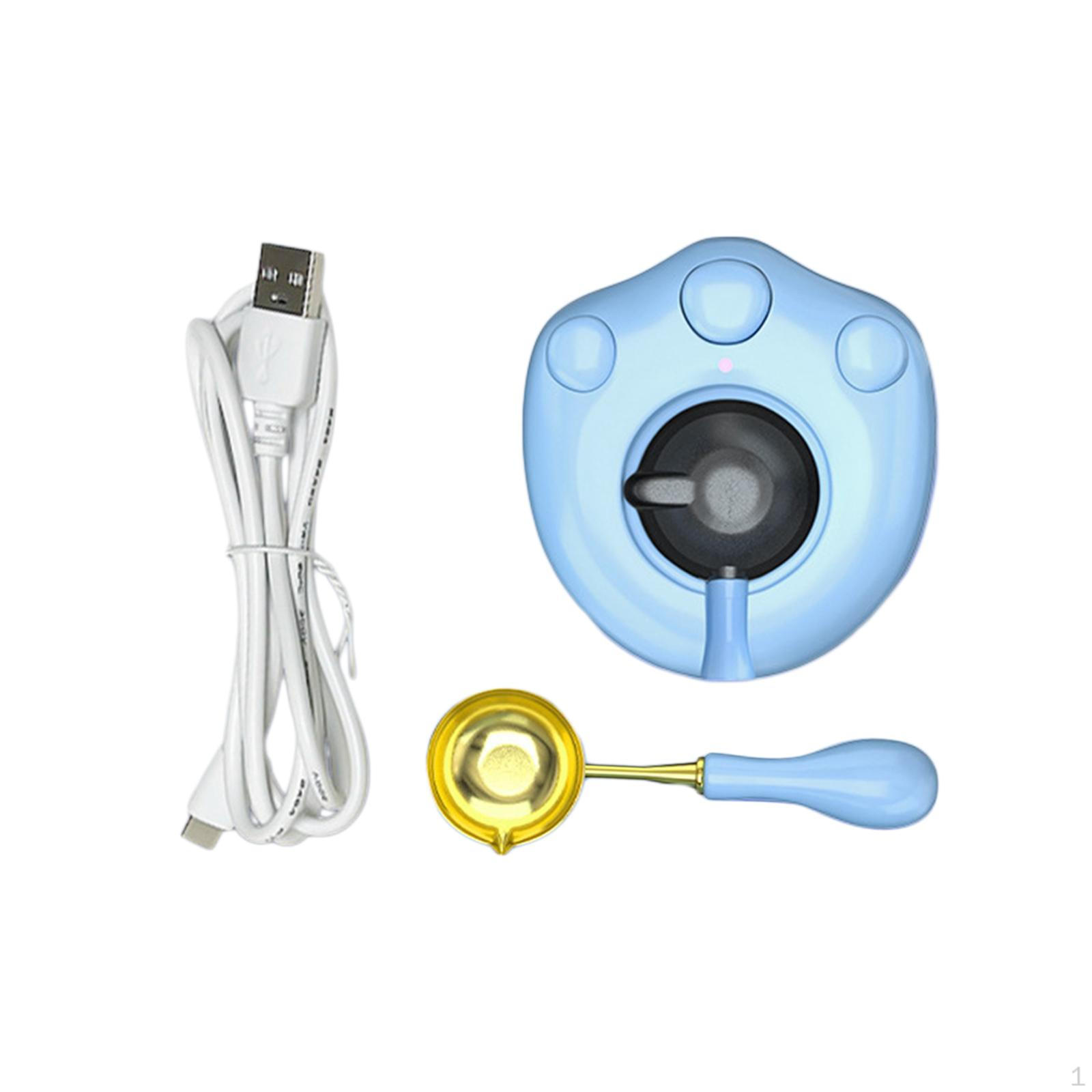 

Грелка, электроплавитель, USB-набор, печь для плавления сургуча для приглашений синий