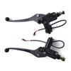 Left / Right Black 7/8''Handlebar Master Cylinder Reservoir Brake Lever for Motorcycle ATV Pit Bike