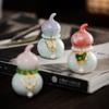 Crystal Glazed Mini Gourd Colorful Fortune Ornament Gift