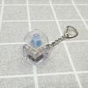 LED Keyboard Keychain Mechanical Button Fidget Key Switch Caps Finger Toys Relief Stress Small Gifts Car Key Ring For Adults