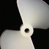 2 Pairs D22Mm/26Mm Cw/Ccw Electric Nylon Prop Screw Diy White Two Leaf Propellers For Rc Boats Models 2Mm Shaft