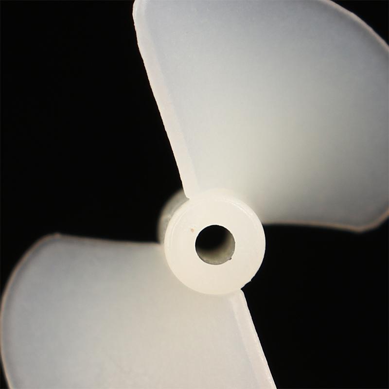 2 Pairs D22Mm/26Mm Cw/Ccw Electric Nylon Prop Screw Diy White Two Leaf Propellers For Rc Boats Models 2Mm Shaft