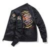 Men's MA1 Air Force Flight Jacket: Spring/Autumn Baseball Collar Workwear Coat
