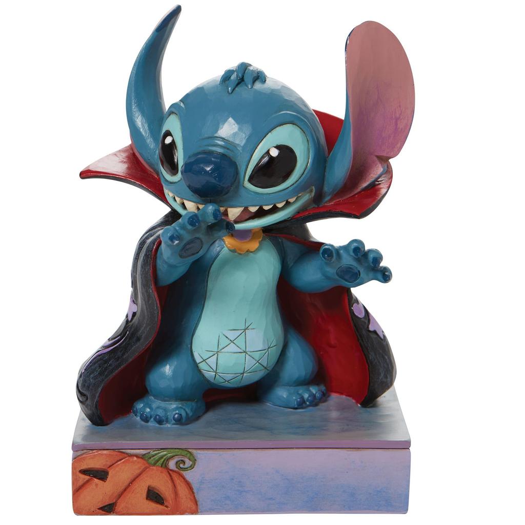 Enesco Jim Shore Disney Traditional Halloween Lilo Stitch Vampire Figure Inch Multicolor & 6.375