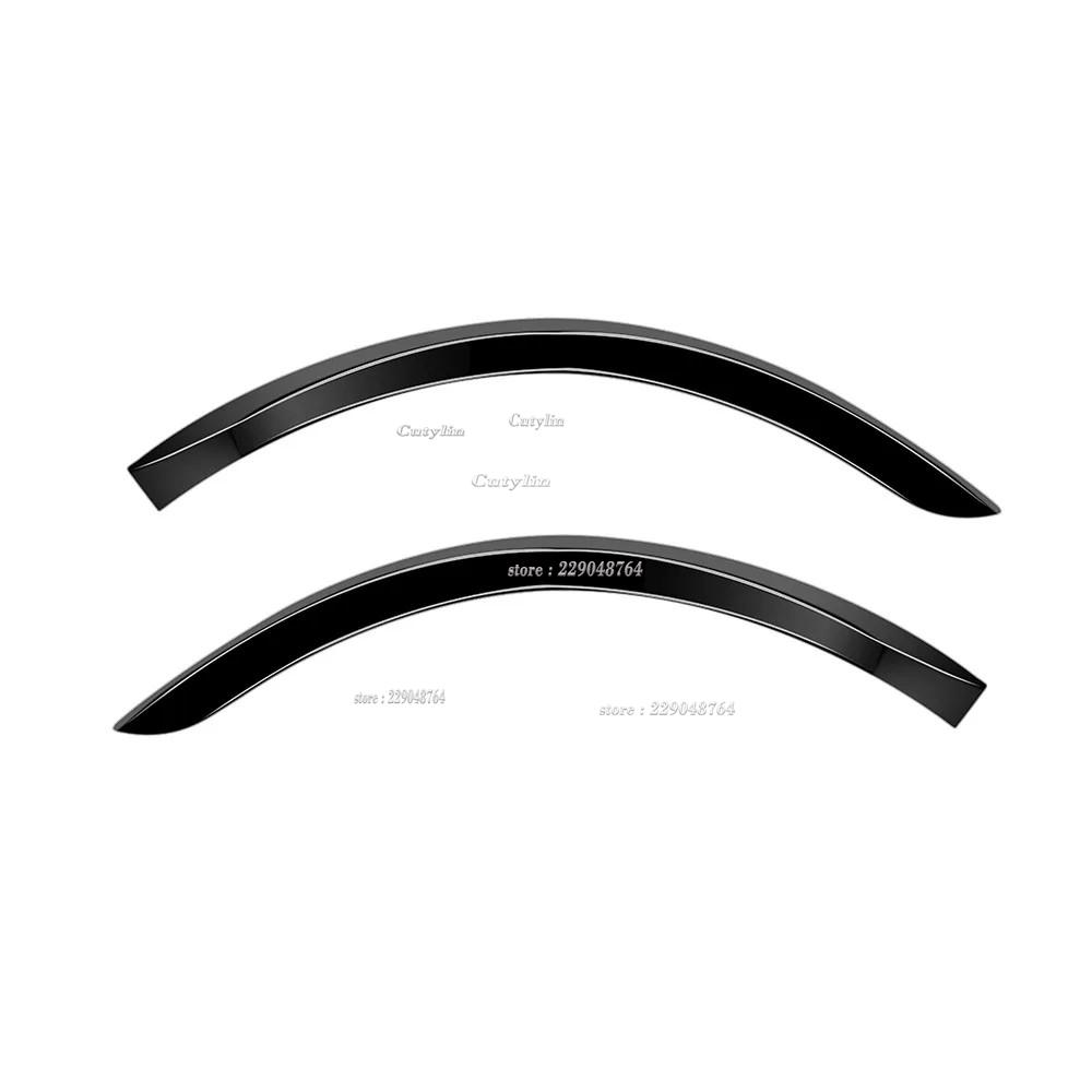 For Honda Vezel HR-V E:HEV -2024 ABS Carbon Fiber Rear Car Fender Flare Wheel Eyebrow Protector Arch Extender Moulding