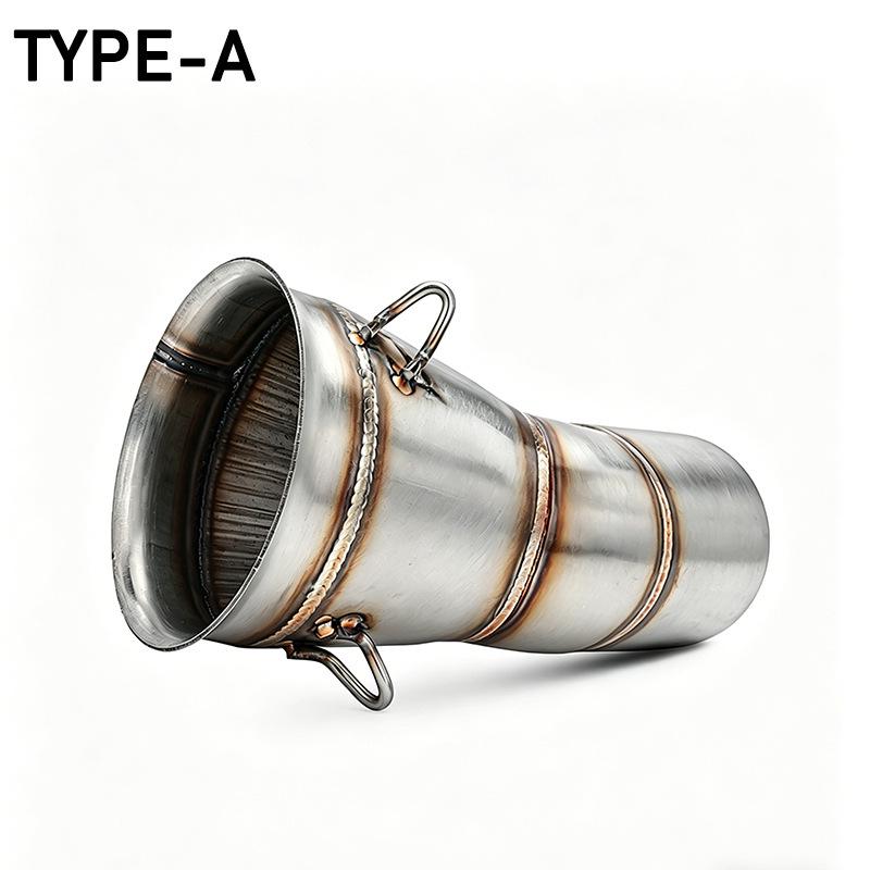 ZONTES 703RR Stainless Steel Mid-Pipe Exhaust