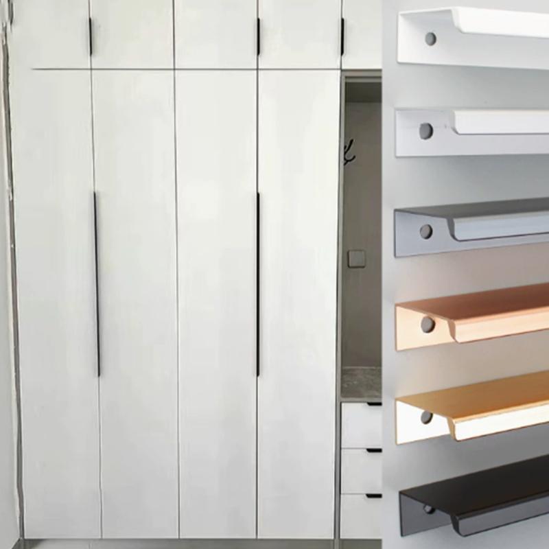 1 Stück Möbelscharnier ohne Bohren Schrankgriffe Versteckte Griffe Für Schränke und Schubladen Griffe Schrank Möbelscharniere