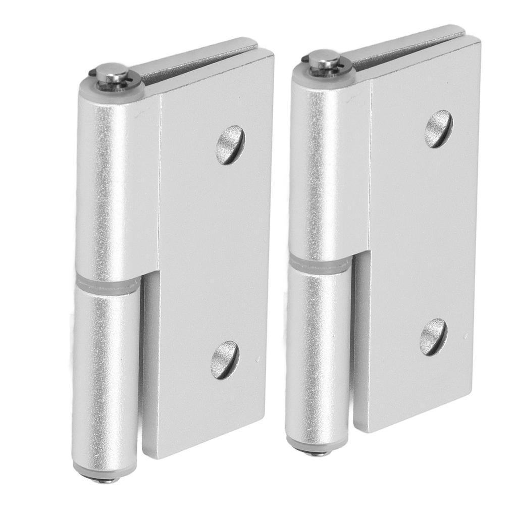 2 Pcs Door Hinge Folding Flip Furniture Hinges Thickened Aluminum High Hardness Door Hardware with Resin Bushing