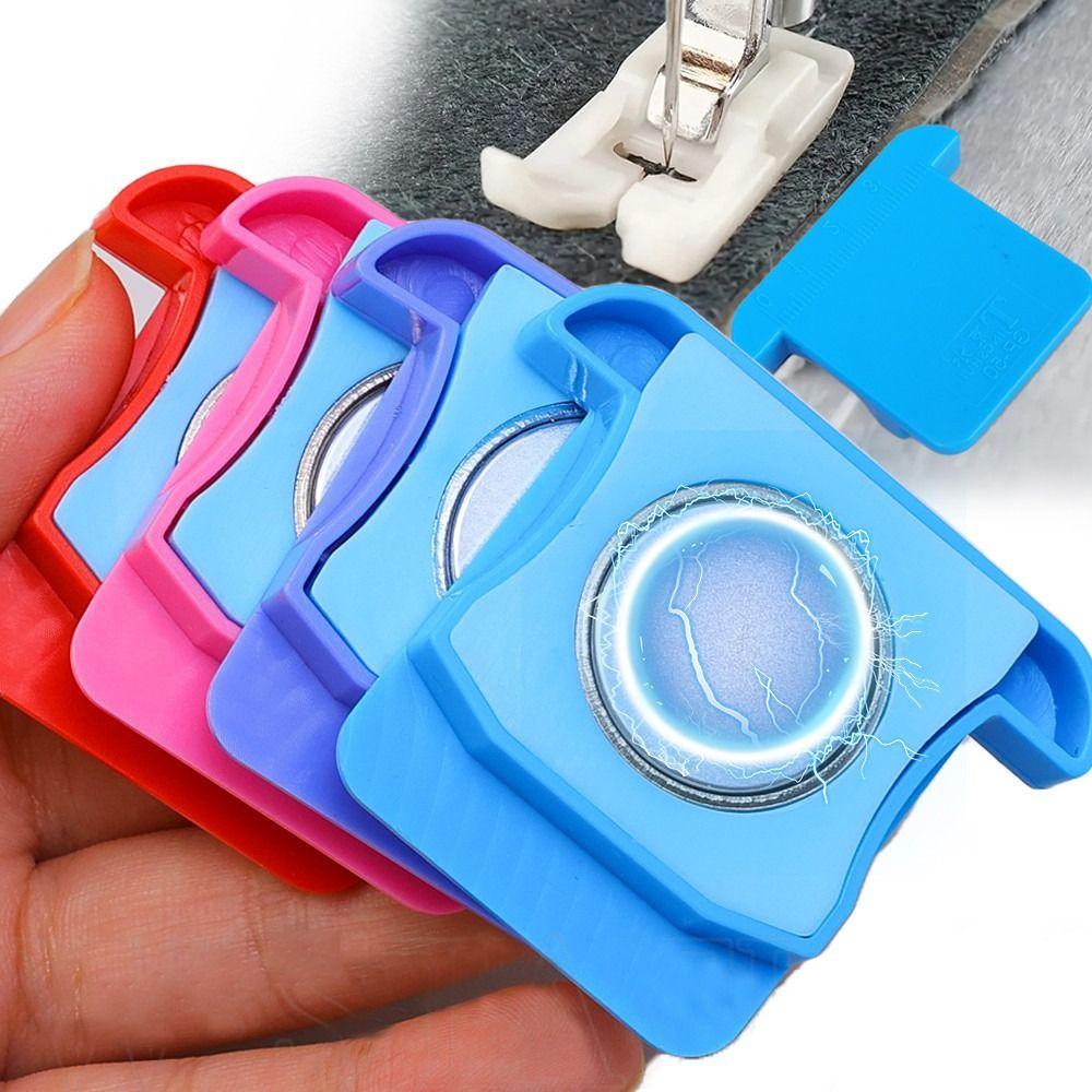 Anti-Slip Grip Sewing Machine Guide Locking Sewing Ruler Durable Plastic Positioner