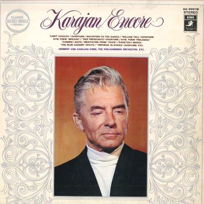 LP Record HERBERT VON KARAJAN, PHILHARMONIA O - Light Cavalry / Karajan Angkor AA9987B EMI ANGEL Japan Classical Used