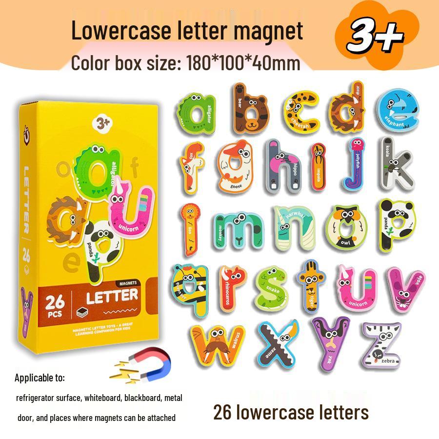 

Детский магнитный пазл с алфавитом и цифрами в виде животных для детского сада